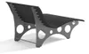 HOME DELUXE Wellenliege NIRA Anthrazit - 97 x 148 x 152 cm, Produktbild-Vorschau 4