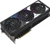 A close-up, angled view of a high-end computer graphics card. Produktbild-Vorschau
