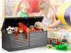 Zahradní box 143 x 57 x 53,5 cm 390 litrů černý a šedý Náhled obrázku produktu 15