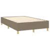 vidaXL Postel Boxspring s matrací Taupe 120x200 cm Látka Náhled obrázku produktu 3