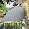 vidaXL Faltbarer Balkonfächer Grau 160×240 cm Produktbild-Vorschau 2