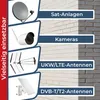 Wandhalter für SAT-Antennen, Alu, Ausleger 450mm Produktbild-Vorschau 5