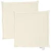 vidaXL Garten-Sitzkissen 2 Stk. Creme 45x45x2 cm Produktbild-Vorschau 1