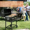 TEENO Chariot à Barbecue de Bois,Grill XXL à Charbon avec Voir les images du produit 8