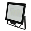 A black floodlight with a white panel containing many small yellow LEDs, mounted on a black adjustable stand. Produktbild-Vorschau