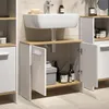 Badezimmermöbel-Set Vicco Karli Weiß/Goldkraft Eiche 2 Produktbild-Vorschau 4