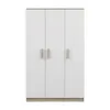 Armoire pour enfants 120 cm - Sonoma/blanc avec poignées Voir les images du produit 2