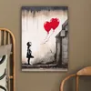 MuchoWow® - Leinwandbilder - Kunst - Mädchen - Luftballons Produktbild-Vorschau 5