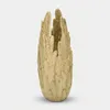 Mauro Ferretti Vase Federn 32x34x80 cm goldfarben Produktbild-Vorschau 7