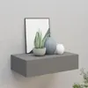 vidaXL Wandregal mit Schublade Grau 40x23,5x10 cm MDF Produktbild-Vorschau 9