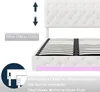 UnboxG Letto imbottito con LED, letto a molle idrauliche Anteprima dell’immagine prodotto 6
