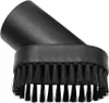 A close-up studio shot of a black vacuum cleaner attachment with bristles. Produktbild-Vorschau