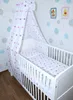 4 teiliges Baby Bettset Bettwäsche mit Himmel Vollstoff - Produktbild-Vorschau 1