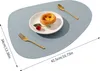 4Stück Tischsets,Abwaschbar Rund Doppelseitigen rutschfest Produktbild-Vorschau 4