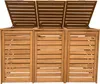 AXI Lex Cache Poubelle en Bois Marron - Abri poubelle pour Voir les images du produit 6