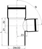 Poloplast POLO-KAL XS, derivazione, DN 75/50, 87°, 1 pz. Anteprima dell’immagine prodotto 4