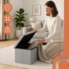 Ruhhy 25996 Składany taboret z tkaniny, 80 kg, 60 x 30 x 30 Podgląd zdjęcia produktu 2