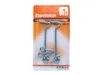 Robuste Sturmhaken 95mm Metall Silber 2er-Set für sichere Produktbild-Vorschau 3