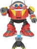 A toy robot resembling Dr. Eggman from Sonic the Hedgehog, with a small blue figure in front of it. Produktbild-Vorschau