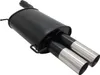 Scarico sportivo Novus per BMW E60 2x76mm silenziatore Anteprima dell’immagine prodotto 1