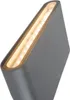 2er Set Außenwandlampen Dunkelgrau 17,5 cm inkl  LED Batt Produktbild-Vorschau 5