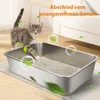 Nobleza Katzentoilette Edelstahl, Rostfrei, Antihaft Glatte Produktbild-Vorschau 6