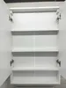 The interior of an open white cabinet with shelves. Náhled obrázku produktu