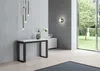 Klapptisch 120/200x45/90 cm Tecno Double Gestell Esche weiß Produktbild-Vorschau 2