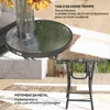 Outsunny runder Bistro-Gartentisch, Ø 60 x 50 cm (H), Produktbild-Vorschau 8