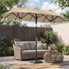 Parasol double COSTWAY 300 x 150 cm, parasol pliable, Voir les images du produit 9