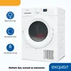 Exquisit Wärmepumpentrockner TWP5803-030 weiss | 8 kg Produktbild-Vorschau 3