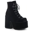 CAMEL-203 Damen Booties von DemoniaCult, Schwarz  , EU 42, Produktbild-Vorschau 1