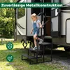 COSTWAY Stopień do przyczepy kempingowej do 300 kg, schody Podgląd zdjęcia produktu 5