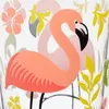 Lot de 4 verres Relaxdays, motif flamant rose, avec Voir les images du produit 9