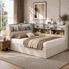 Flieks Hydraulisches Schlafsofa 90x200cm mit Stauraum, Produktbild-Vorschau 1