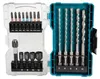 Makita Bohrer-Bit-Set E-07026 18-teilig Bohrer-Bit-Set in gut sortierter Box mit transparentem Decke Productafbeelding-voorbeeld
