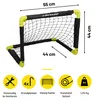 Dunlop Voetbaldoel 50 x 44 x 44 cm - Voetbaldoeltjes Set Productafbeelding-voorbeeld 3