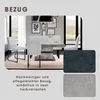 byLIVING Sitzbank Talea, 140 cm, hellgrau, Gestell Metall Produktbild-Vorschau 4