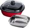 Riess Dampfgarer mit Glasdeckel Emaille 3 teilig 28/28 Produktbild-Vorschau 1