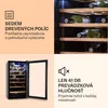 Klarstein vinotéka, slim, 1 zóna, sklenené dvere, UV Náhľad obrázku produktu 4