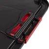 A close-up view of a black storage box with red accents and locking mechanisms. Produktbild-Vorschau