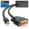 Cable de video Mini DisplayPort a DVI, adaptador de monitor Vista previa de la imagen del producto 5