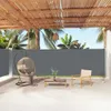 An outdoor patio area with furniture and a retractable side awning. Náhled obrázku produktu