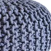 Soma Strickhocker Pouf Ø 45 cm Sitzpouf Sitzpuff Produktbild-Vorschau 3