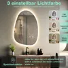 GIMBELEN Asymmetrischer Badezimmerspiegel mit Beleuchtung Produktbild-Vorschau 8