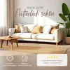 Juteteppich Nele Läufer Brücke Beige handgewebt aus Jute Produktbild-Vorschau 2
