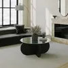 Skye Decor, Bubble - Black, Couchtische, Schwarz, Glas, 75 Produktbild-Vorschau 1