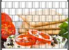 Wallario Zaunsichtschutz mit Motiv Frisches Knäckebrot mit Produktbild-Vorschau 1