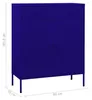 vidaXL Szafka do przechowywania granatowa 80x35x101,5 cm Podgląd zdjęcia produktu 7