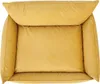 A top-down view of a yellow dog bed. Náhľad obrázku produktu